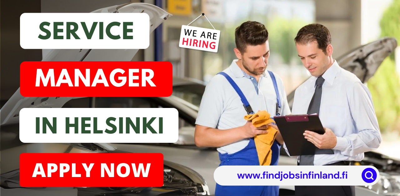 Service Manager in Helsinki 